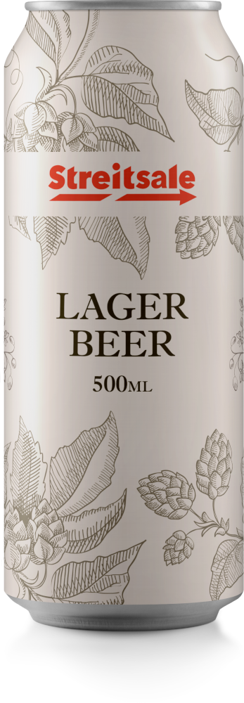 Cerveza clara lata 500 ml